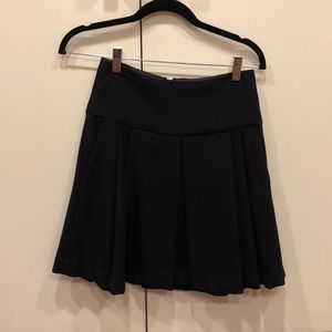 Zara Black Pleated Skirt W/ Pockets XS